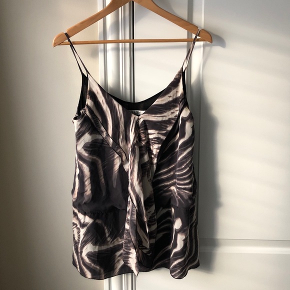 INTERMIX Tops - Exclusive for Intermix Zebra Spaghetti Strap Top